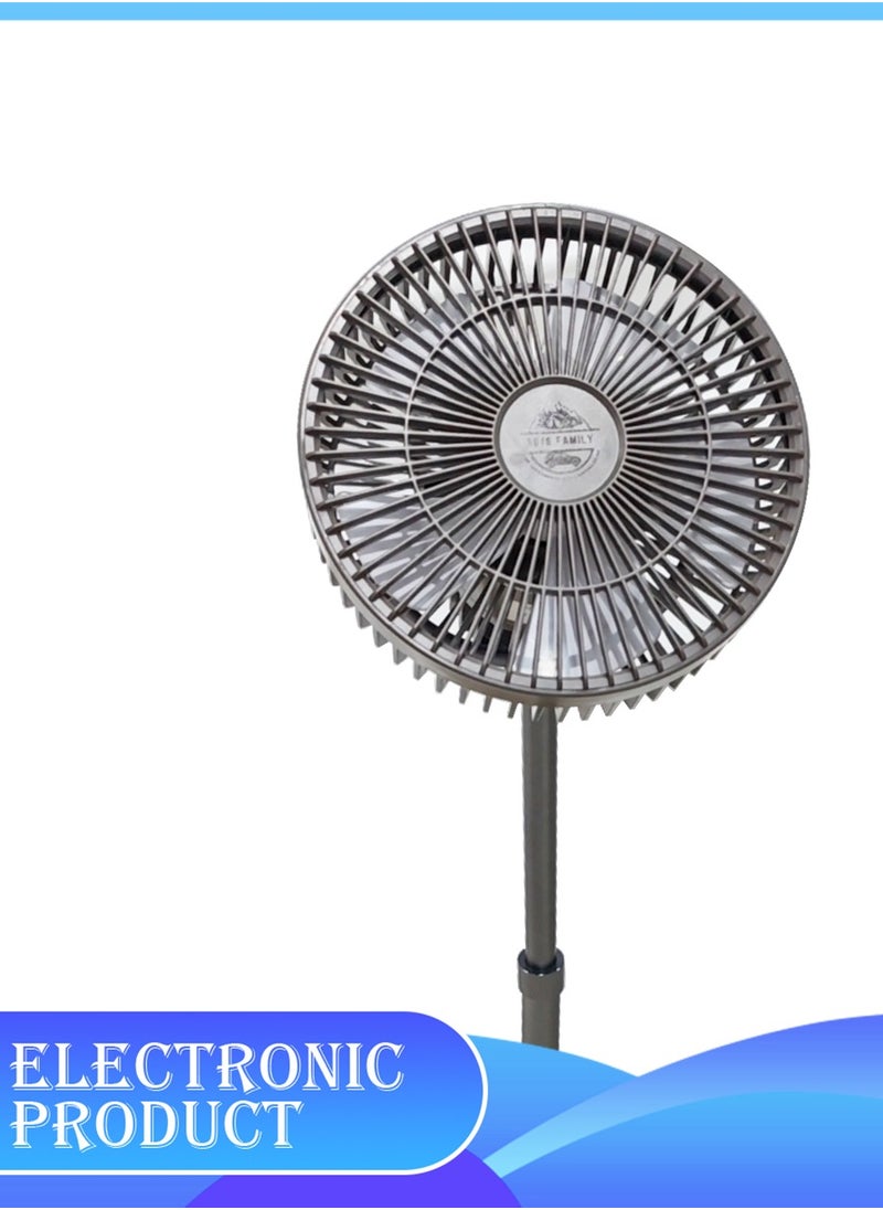 Portable Camping Fan with Adjustable Tripod Stand