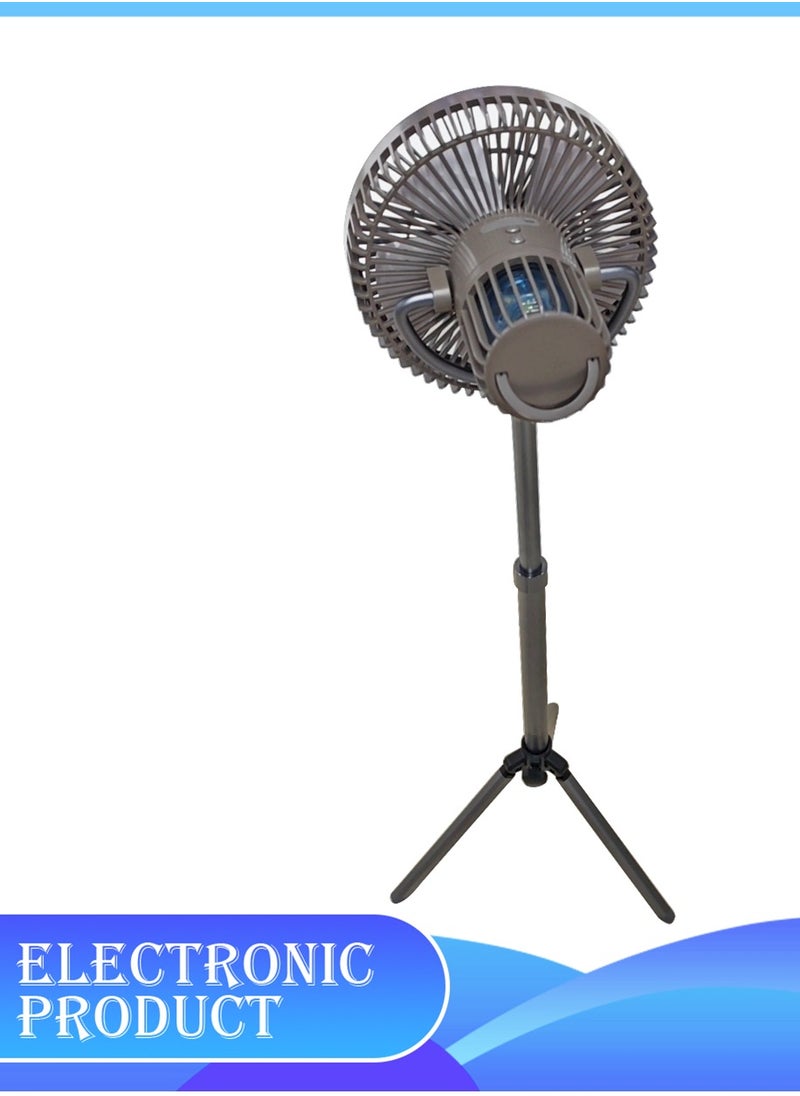 Portable Camping Fan with Adjustable Tripod Stand