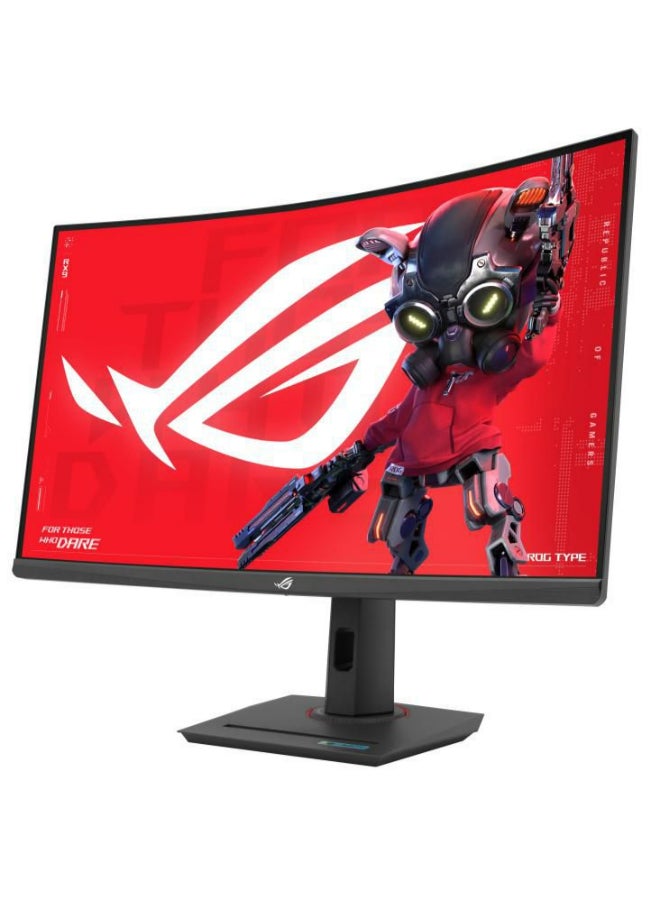 ROG Strix XG32WCMS USB Type-C Gaming Monitor – 32-Inch (31.5 Viewable) 2560x1440, Curved, 280Hz (Above 144Hz), 1ms (GTG), Fast VA, Extreme Low Motion Blur Sync, USB Type-C, DisplayWidget Center, Tripod Socket, HDR | Black