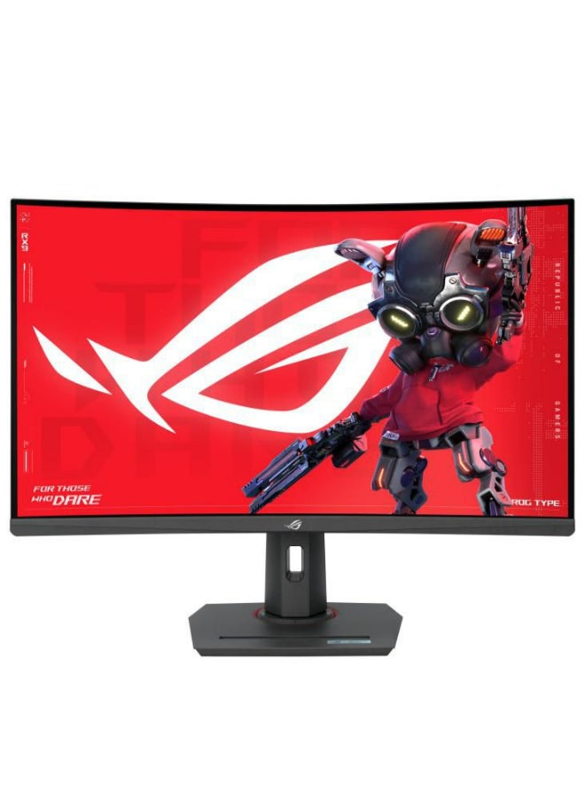 ROG Strix XG32WCMS USB Type-C Gaming Monitor – 32-Inch (31.5 Viewable) 2560x1440, Curved, 280Hz (Above 144Hz), 1ms (GTG), Fast VA, Extreme Low Motion Blur Sync, USB Type-C, DisplayWidget Center, Tripod Socket, HDR | Black