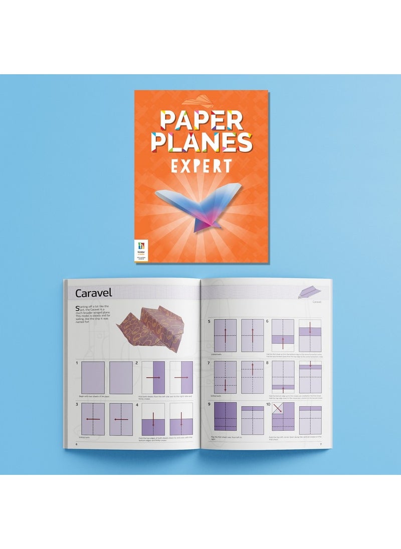 Hinkler Ultimate Paper Planes Activity Case – Complete Paper Planes Craft Kit for Kids, Includes Colourful Paper, Instructions, and Designs, Create Fun Flying Planes, Develops Creativity and Fine Motor Skills