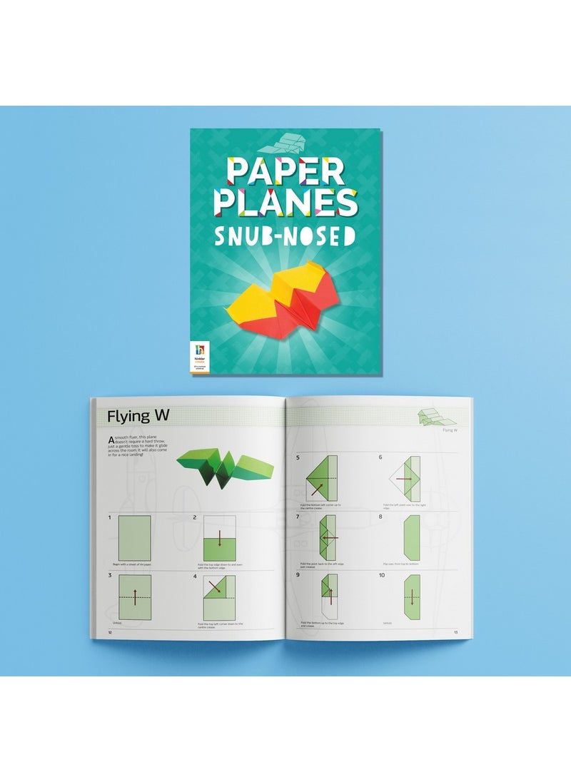 Hinkler Ultimate Paper Planes Activity Case – Complete Paper Planes Craft Kit for Kids, Includes Colourful Paper, Instructions, and Designs, Create Fun Flying Planes, Develops Creativity and Fine Motor Skills