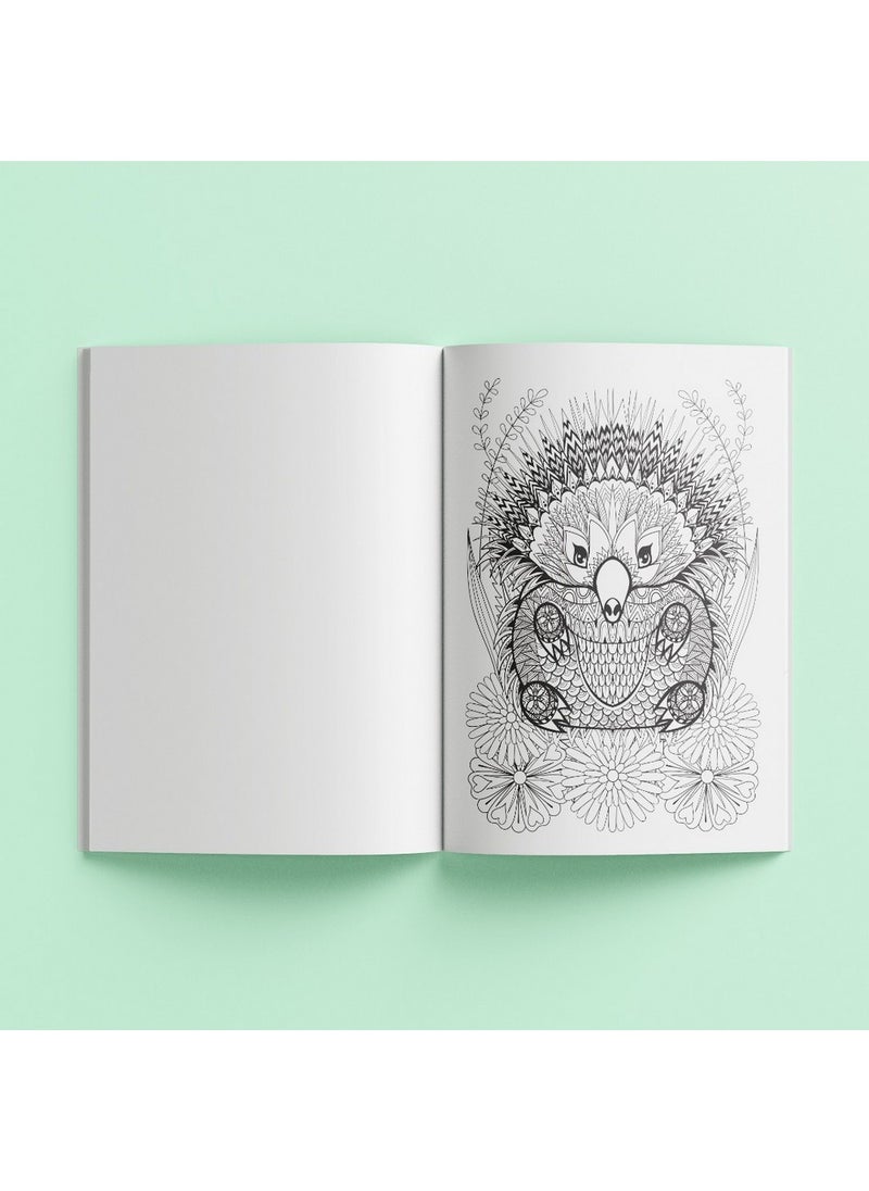 Hinkler Art Maker Ultimate Colouring Carry Case include 20-Coloured Artists Pencil, 10 Coloured Markers, Over 90 IMages, Amazing Animals Edition, a Complete Colouring Set for Kids