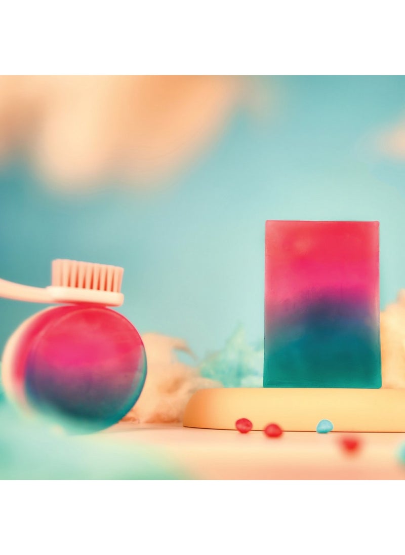 Hinkler Craft Maker Artisan Soap Kit - DIY Soap Making Set includes a rose gold soap, a lemon-rosemary soap, and a cotton candy soap, Create Custom Soaps, Handmade Craft Activities, Kids & Adults Craft Kit, Fun Artisanal Craft