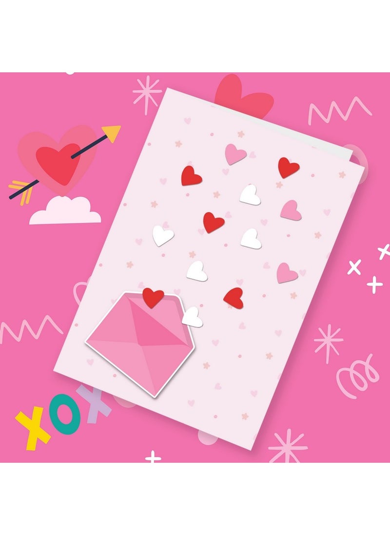 Hinkler Mindful Me BFF Card Making Kit - DIY Friendship Card Kit includes a book with project ideas, plus cards, envelopes, stickers, a hole punch, markers, and more, a Creative Craft Set for Kids, Custom Cards for BFFs, Personalized Greeting Cards