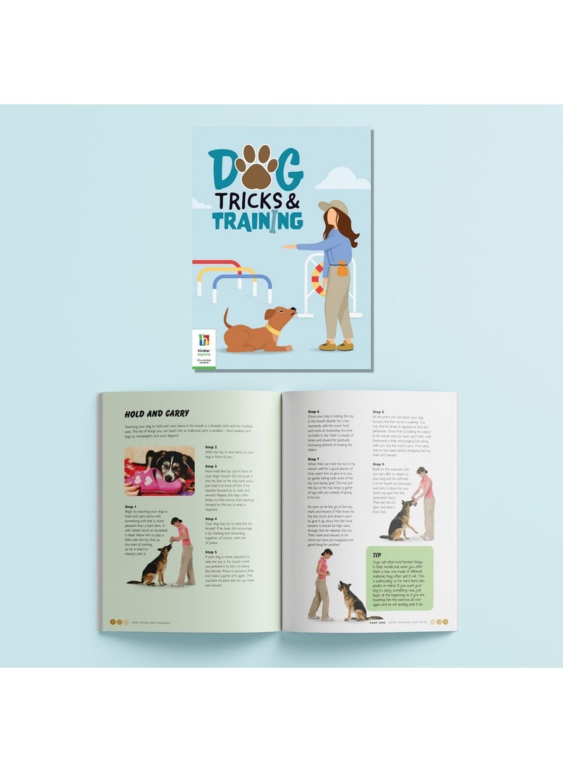 Hinkler Dog Tricks & Training Kit include 64-page Book, Rope Toy, Training Clicker, Activation Card for Online Video Access, Interactive Dog Training Set, Ideal for Dog Owners and Beginners