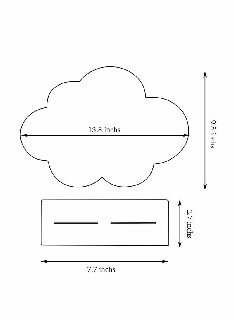 Irregular Mirror Decorative Desk Tabletop Acrylic Mirror With Wooden Wall-Mount Frameless Makeup Mirror, Odd Shaped Mirror For Living Room Bedroom Entryway Bathroom Home Decor