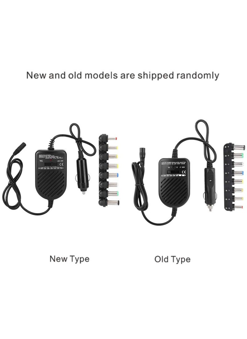 Adjustable Output Voltage Car Laptop Charger, 15-24V High Efficiency 80W Charger, for Laptop Notebook Home