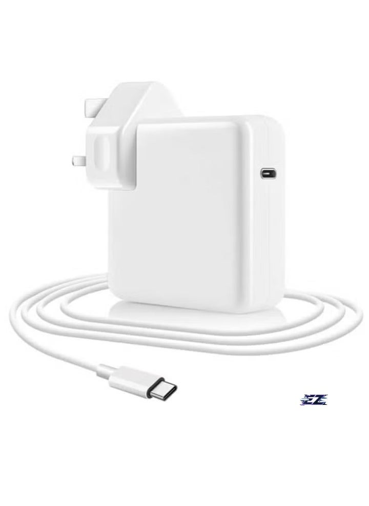 96W Type C MacBook Pro-Air Fast Replacement Charger – Power Adapter for 13, 14, 15, 16 Inch 2016-2020 Models, Tablets & Smartphones, Thunderbolt Charger with USB C Cable, Compatible with iPhone 15