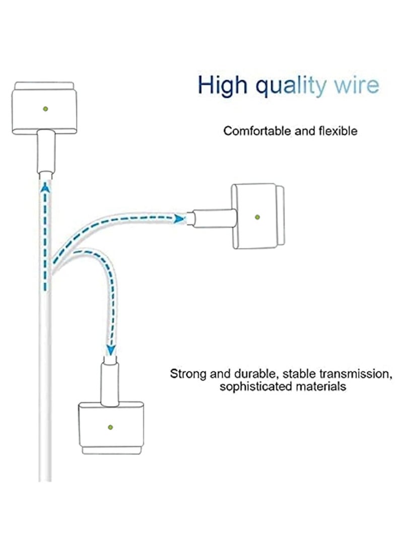 Charger for Macbook Air, 45w Magsafe 2 T-Tip, MacBook Air 11-inch and 13-inch (After Late 2012) Replacement Laptop Adapter