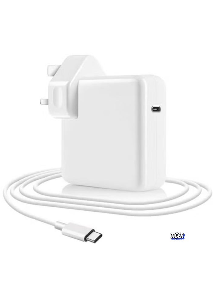 96W Type C MacBook Pro-Air Fast Replacement Charger – Power Adapter for 13, 14, 15, 16 Inch 2016-2020 Models, Tablets, Smartphones, Thunderbolt Charger with USB-C Cable, Compatible with iPhone 15