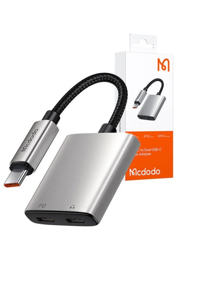 Mcdodo 2-in-1 USB-C to Dual USB-C Audio Adapter - CA-5570