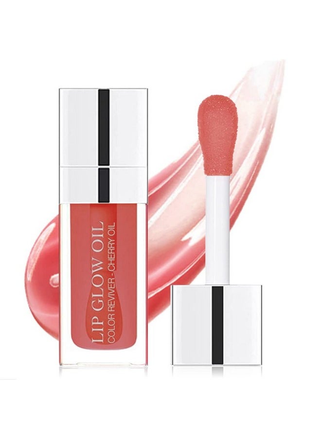 Hydrating Lip Glow Oil, Moisturizing Lip Oil Gloss Transparent Plumping Lip Gloss, Transparent Toot Lip Oil, Korean Fashion Lip Glosslip Oil Tinted For Lip Care And Dry Lips-