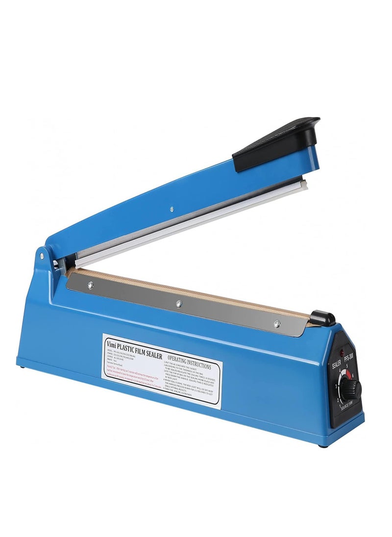 Heat Sealer Manual Bags Sealer Heat Sealing Machine 8 Inch Impulse Sealer Machine for Plastic Bags PE PP Bags with Extra Replace Element Grip