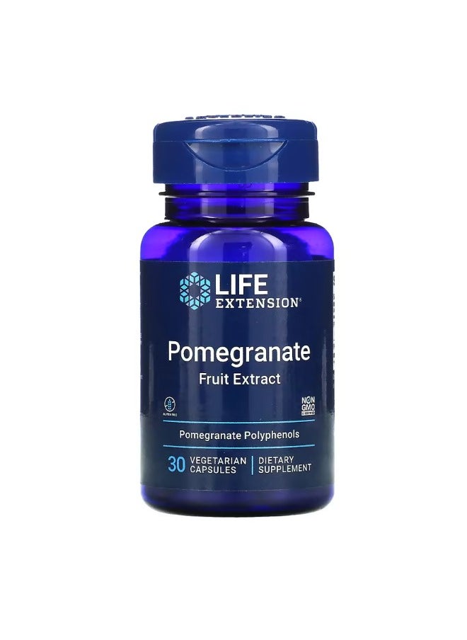 Pomegranate Fruit Extract 30 Vegetarian Capsules