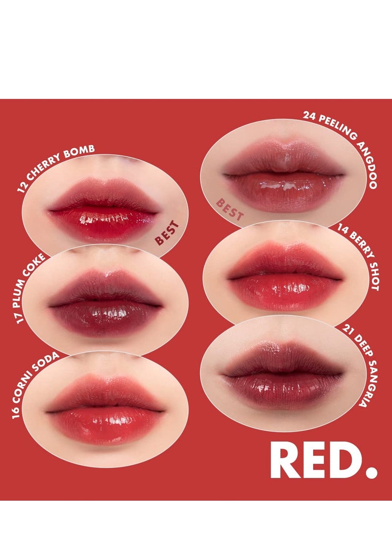 Rom&Nd Juicy Lasting Tint | 22 Pomelo Skin 5.5g | Vivid color, Juicy & Glossy Finish, Long-lasting, MLBB, moisturizing, Highly-Pigmented | Clear & Natural Makeup, Lip Tint for Daily Use, K-beauty