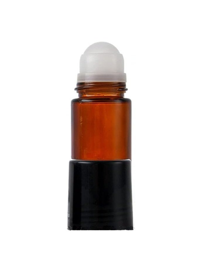 Wresty 1.7 Oz/50ml Glass Roll On Bottles Empty Deodorant Bottles Leak-Proof DIY Deodorant Container Amber Glass Roller Bottles For Essential Oils Perfume Cosmetics Sunscreen Moisturizer