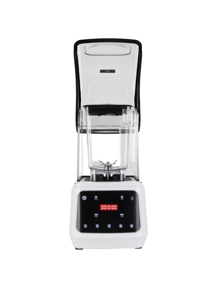 Commercial Bar Blender Pro, An Electric Commercial Blender with a Touch Panel, Single Jar of 1.5 litres capacity, and ABS body, for Restaurant, Cafe, Bakery, Hotels, Bars - White