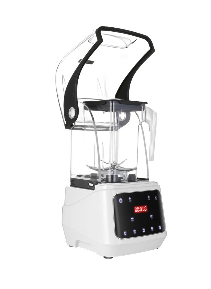 Commercial Bar Blender Pro, An Electric Commercial Blender with a Touch Panel, Single Jar of 1.5 litres capacity, and ABS body, for Restaurant, Cafe, Bakery, Hotels, Bars - White