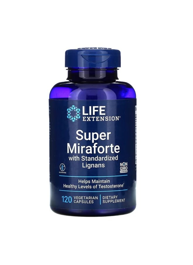 Super Miraforte with Standardized Lignans 120 Vegetarian Capsules