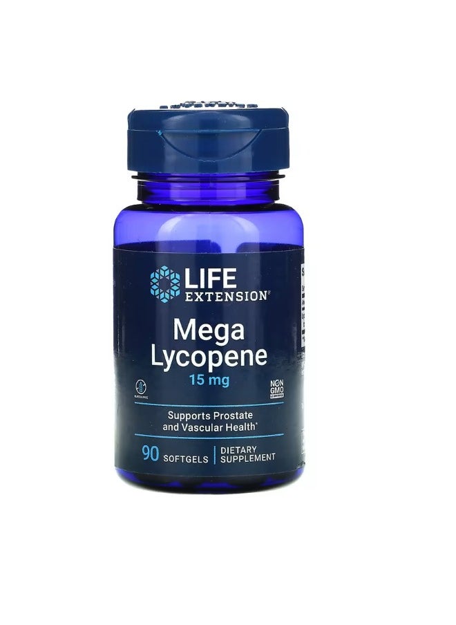 Mega Lycopene 15 mg 90 Softgels