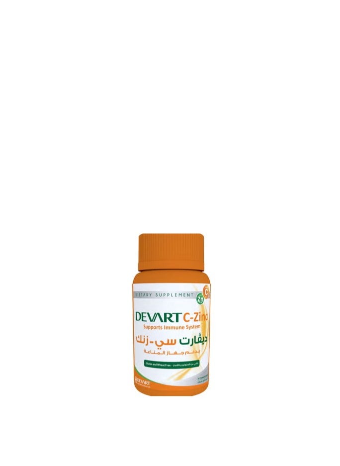 Devart C - Zinc 30 chewable tablets