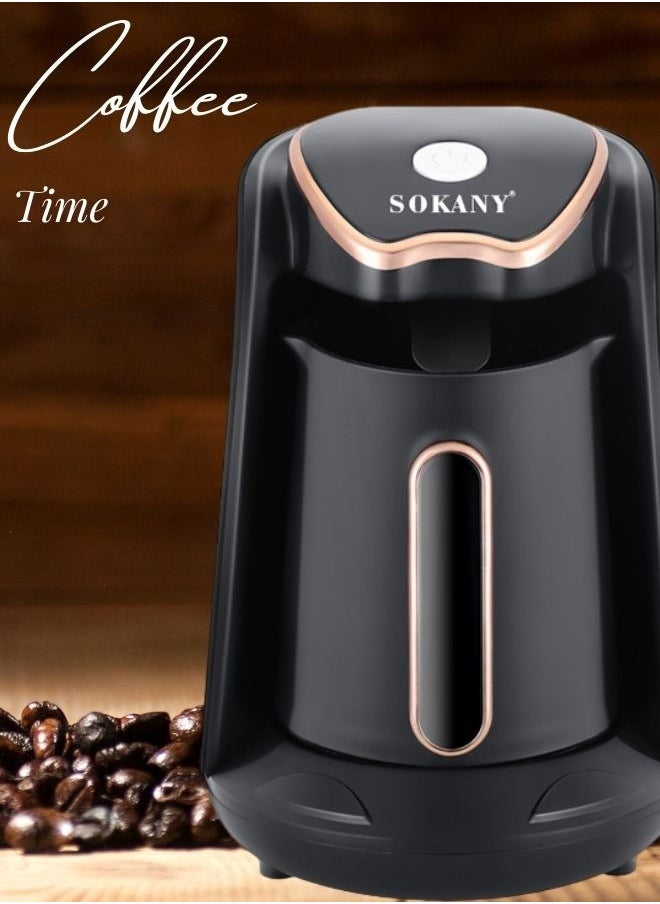 Turkish Coffee Maker,4 Cups,250ml,600W Electric Coffee Pot,Coffee Making Machine,SK-04008