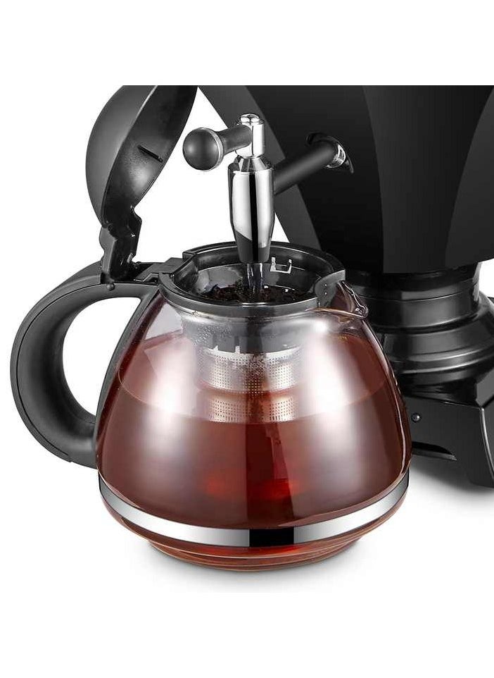 Electric Samovar for Coffee & Tea, 3.2L Capacity, Fast Boiling, Automatic Shut-Off, Overheat Protection | Elegant Black Design, Perfect for Home, Office, and Gatherings