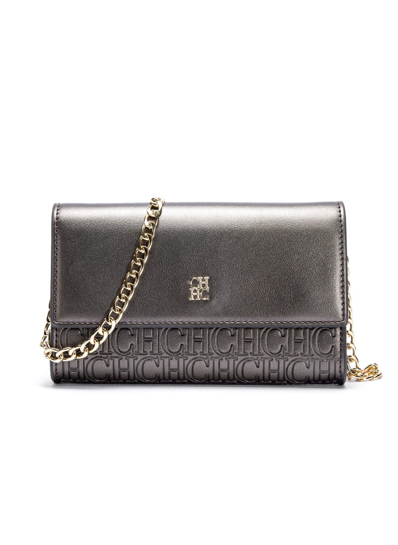 Small Crossbody Bag for Women,Cell Phone Purse Women's Shoulder Handbags Wallet Purse with Credit Card Slots Gold Hardware Chain Purses Shoulder Bag(Bronze)