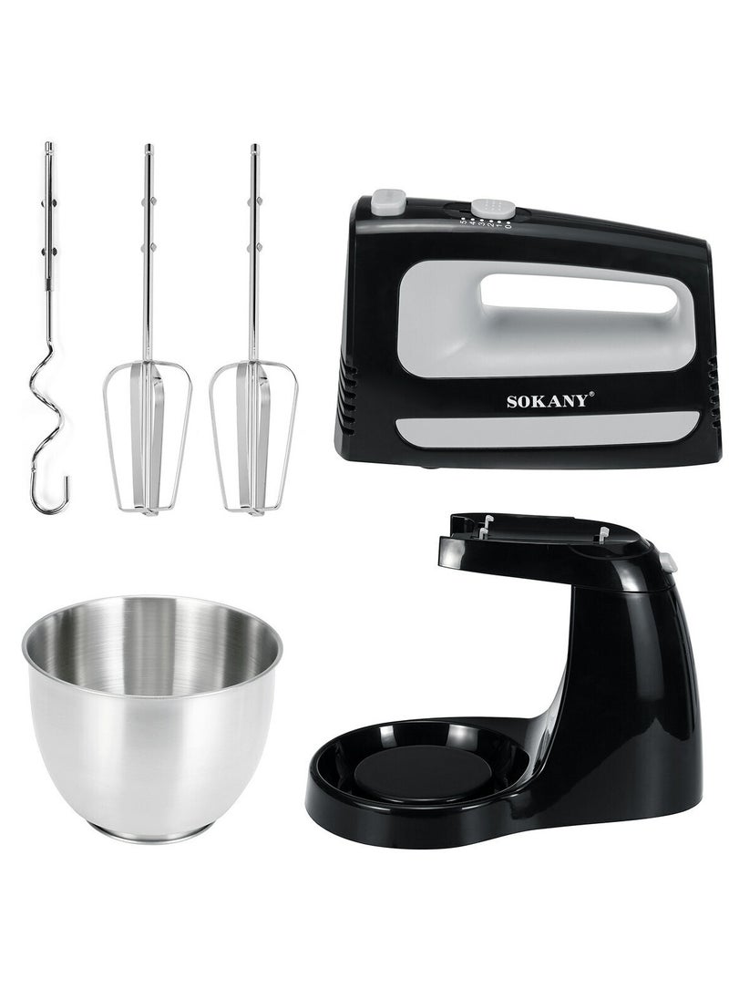 Sokany 400W 3.5L Electric Stand Kneading Machine Fully Automatic Mixer Cream Dough Food Batter Beater Egg Blender Whisk 5 Speed ​​Adjustment for Kitchen