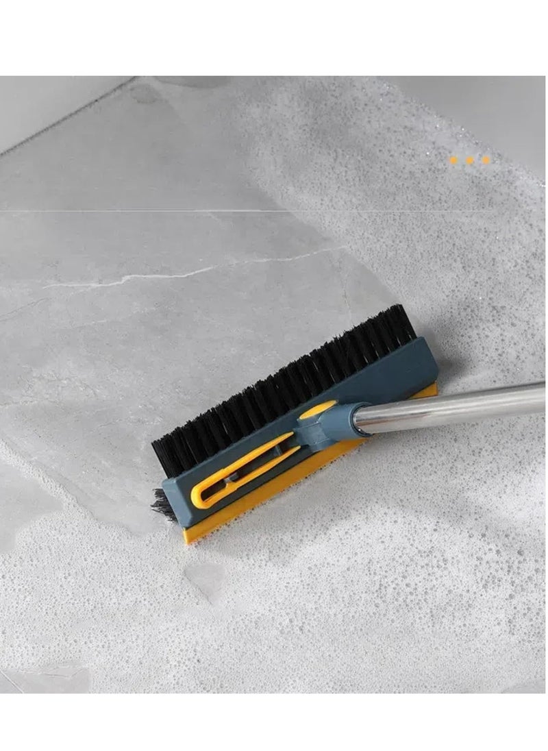 3-in-1 floor brush, toilet brush, stiff bristle floor brush, bathroom cleaning brush, long-handled tile floor joint brush