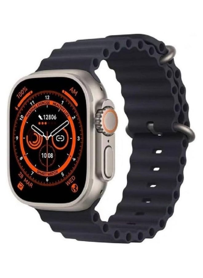 BSNL 3 in 1 Smart Watch Ultra 2 with Wireless Speaker With 2 Mic + 4 Straps Full Touch Color Screen Bluetooth Calling Health and Sports Smartwatch Multicolor