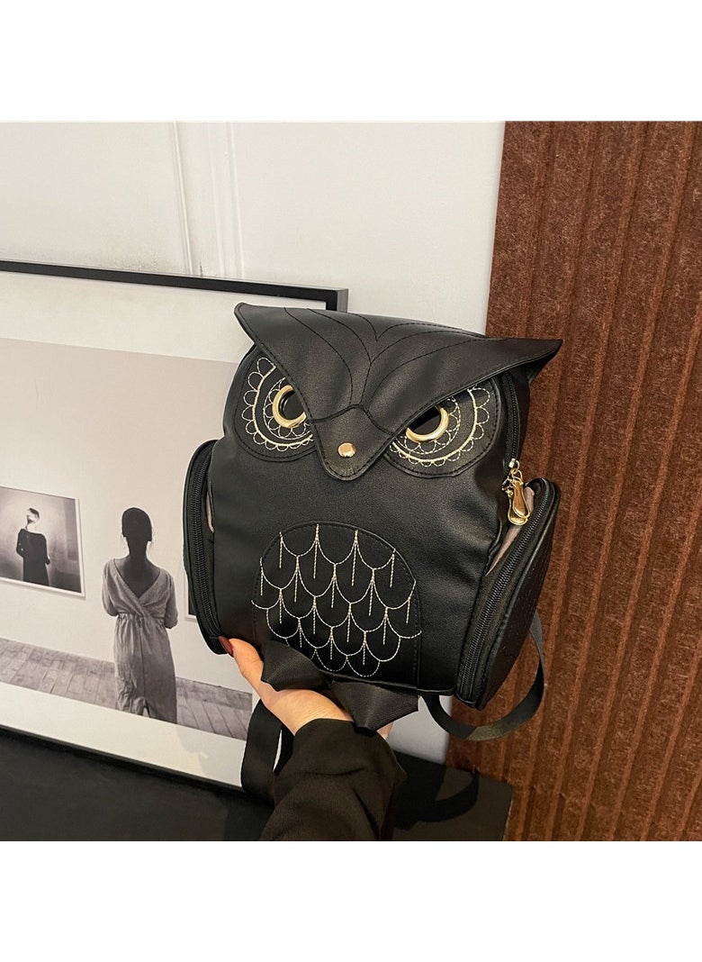 Owl Cute Popular Large Capacity Student Class Leisure All-match Cartoon Backpack 22*7*15CM