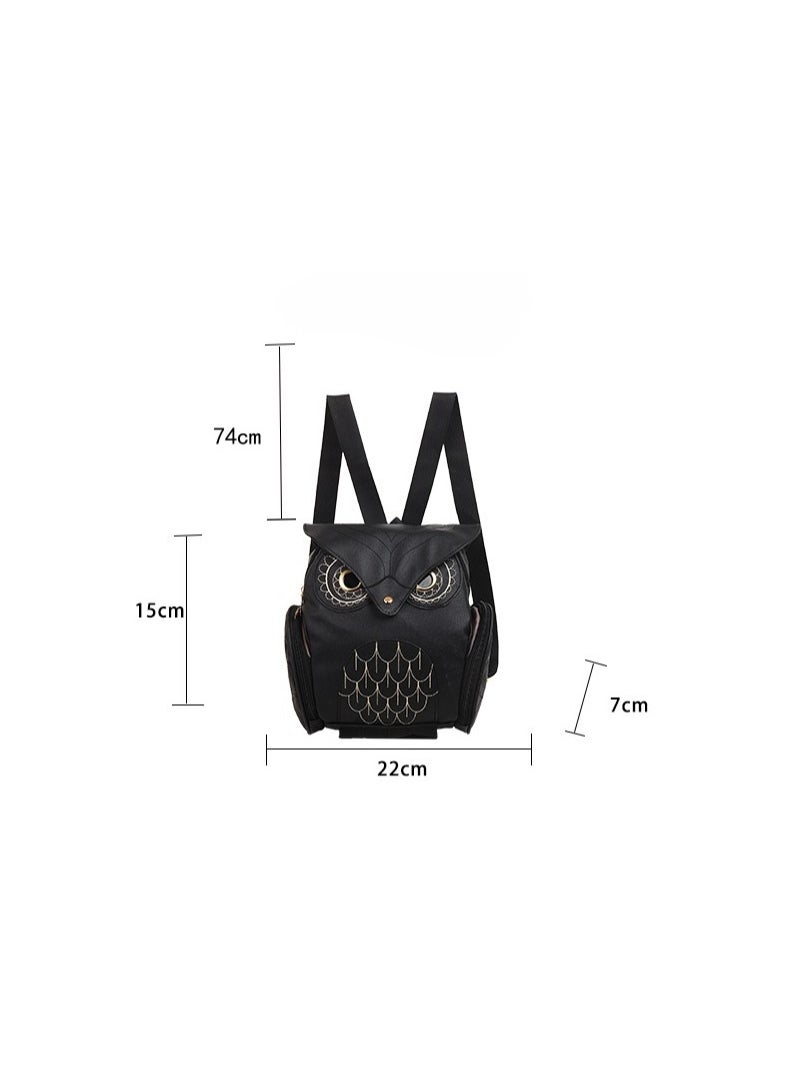 Owl Cute Popular Large Capacity Student Class Leisure All-match Cartoon Backpack 22*7*15CM