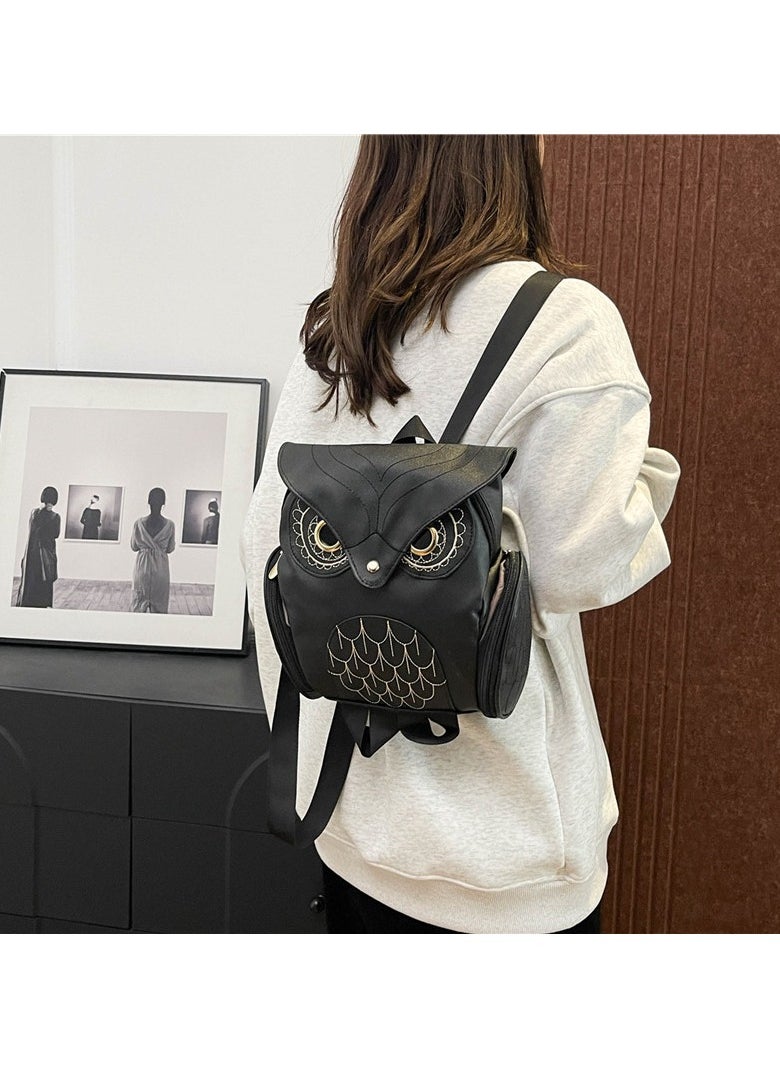 Owl Cute Popular Large Capacity Student Class Leisure All-match Cartoon Backpack 22*7*15CM