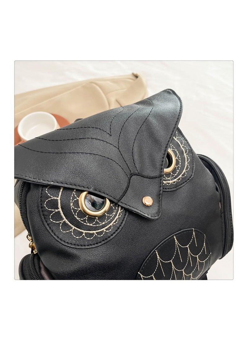 Owl Cute Popular Large Capacity Student Class Leisure All-match Cartoon Backpack 22*7*15CM