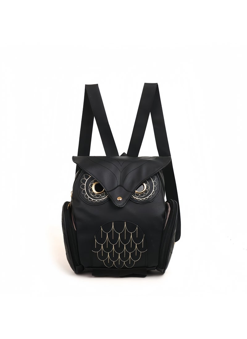 Owl Cute Popular Large Capacity Student Class Leisure All-match Cartoon Backpack 22*7*15CM