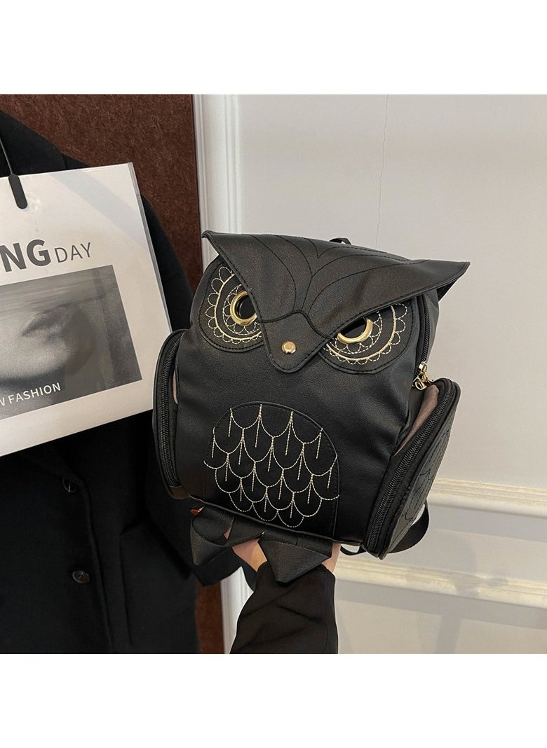 Owl Cute Popular Large Capacity Student Class Leisure All-match Cartoon Backpack 22*7*15CM