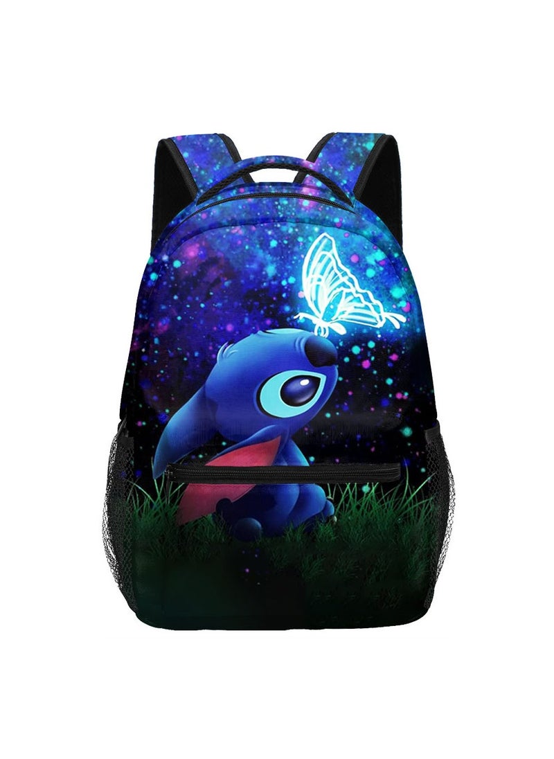 Stitch Student Backpack Cartoon Backpack Backpack 30*15*42CM