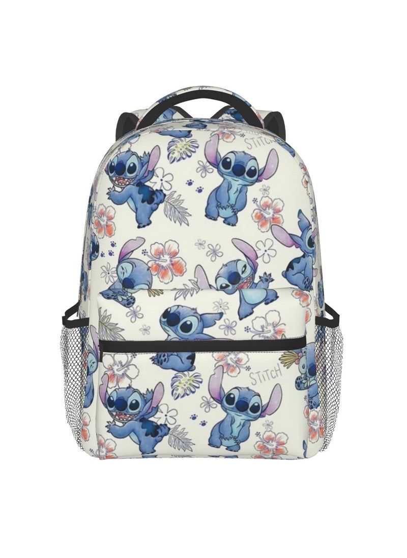 Stitch Student Backpack Cartoon Backpack Backpack 30*15*42CM