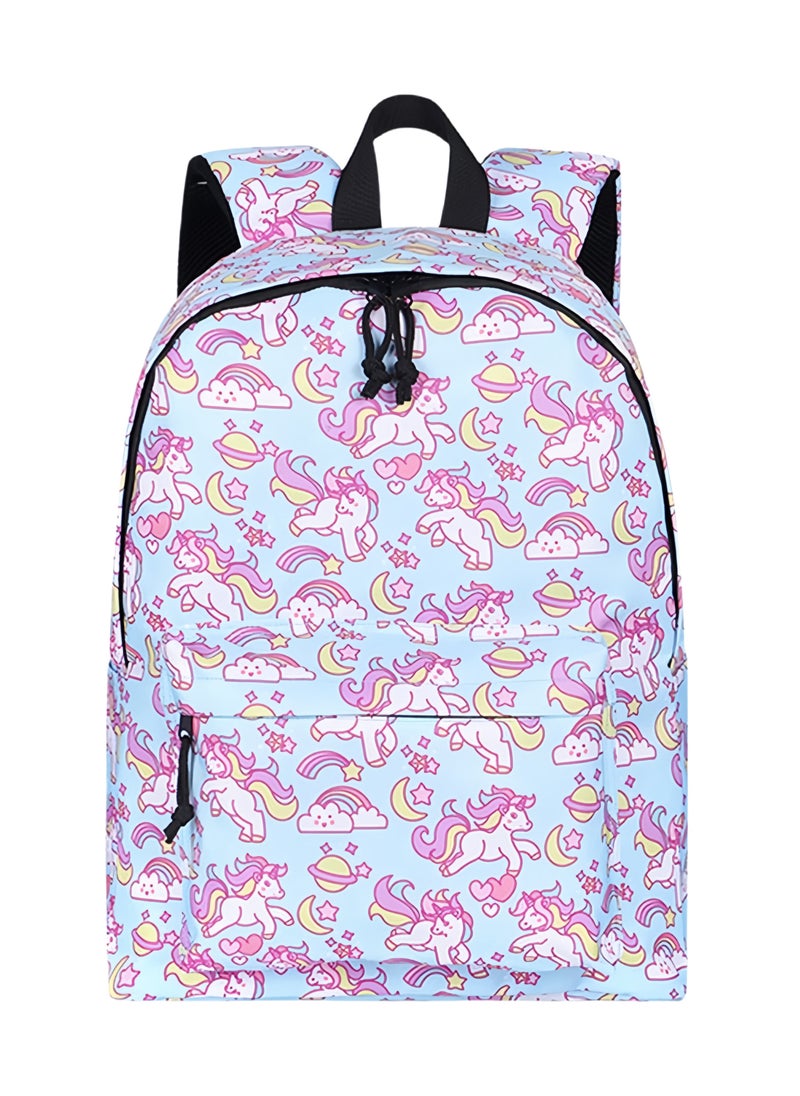 Roblox Mary Ranhua Legend Unicorn Lei Ye Full Print Backpack Schoolbag 30*15*42CM