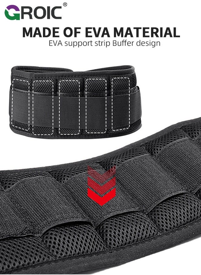 Quick Locking Weighted Belt,Double-Layer Dip Belt for Weight Lifting, Squat Belt, Dip Belt For Weight Lifting, Weighted Belt, Sled Pulling Belt, Pull Up Weight Belt, Rogue Weight Lifting Belt