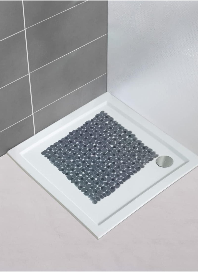 Paradise Black Shower Mat – Non-Slip, Quick-Dry Bath Mat for Bathroom Safety and Comfort