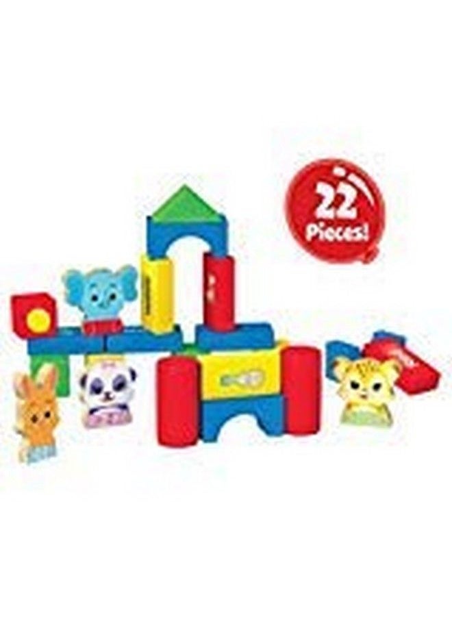 Word Party My First Building Blocks 22 Piece Wood Set Lulu Bailey Franny Kip And 18 Blocks Of Different Shapes And Colors From The Netflix Original Series 18+ Months