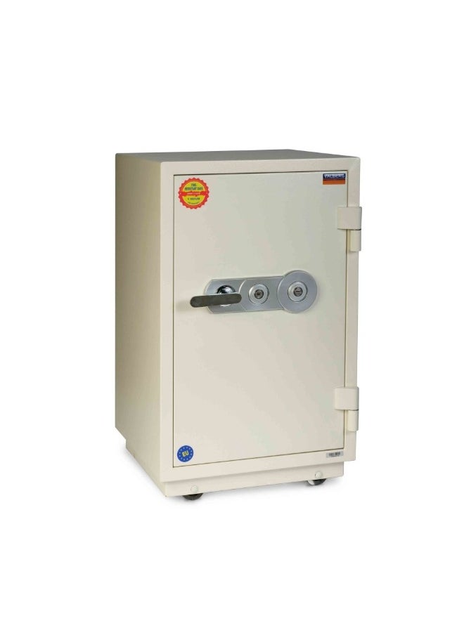 Aa Lp Valberg Fire-Resistant Safe Locker With Two Keylocks For Enhanced Security Durable Reliable Ideal For Home Office And Safeguarding Valuables.