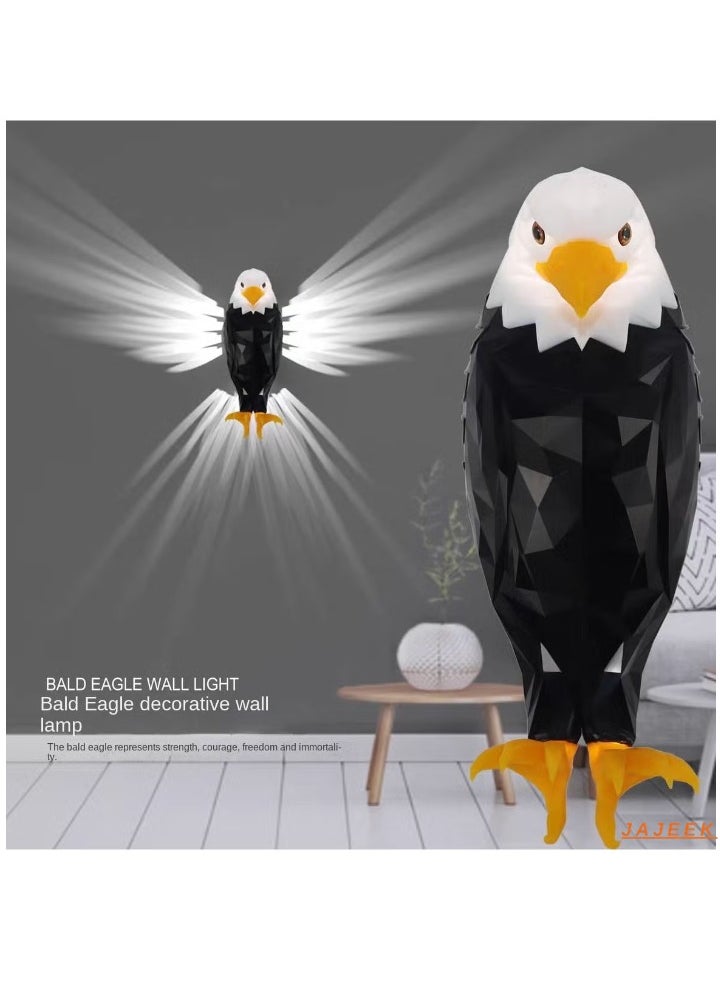 Eagle Light Decorative Lamp – Kids Night Light, LED Wall Light with Remote Control, Magnetic Wall Mounted, USB Rechargeable & Battery Powered, Removable Mood Light for Bedroom, Living Room, Office, Hallway