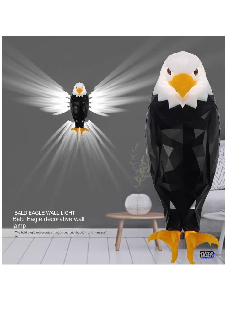 Eagle Light Decorative Lamp – Kids Night Light, LED Mood Light with Remote Control, Magnetic Wall Mounted LED Eagle Light, USB Rechargeable, Battery Powered, Removable Rechargeable Eagle Light for Bedroom, Living Room, Hallway, Office