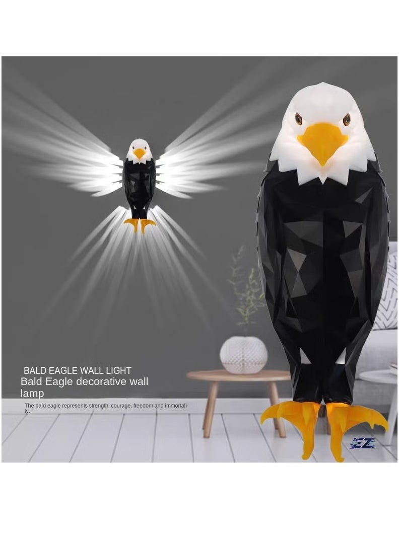 Eagle Light Decorative Lamp – Kids Night Light & Mood Light – LED Wall Light with Remote Control – Magnetic, USB Rechargeable, Battery Powered – Removable Eagle LED Wall Mounted Light for Bedroom, Living Room, Hallway, Office