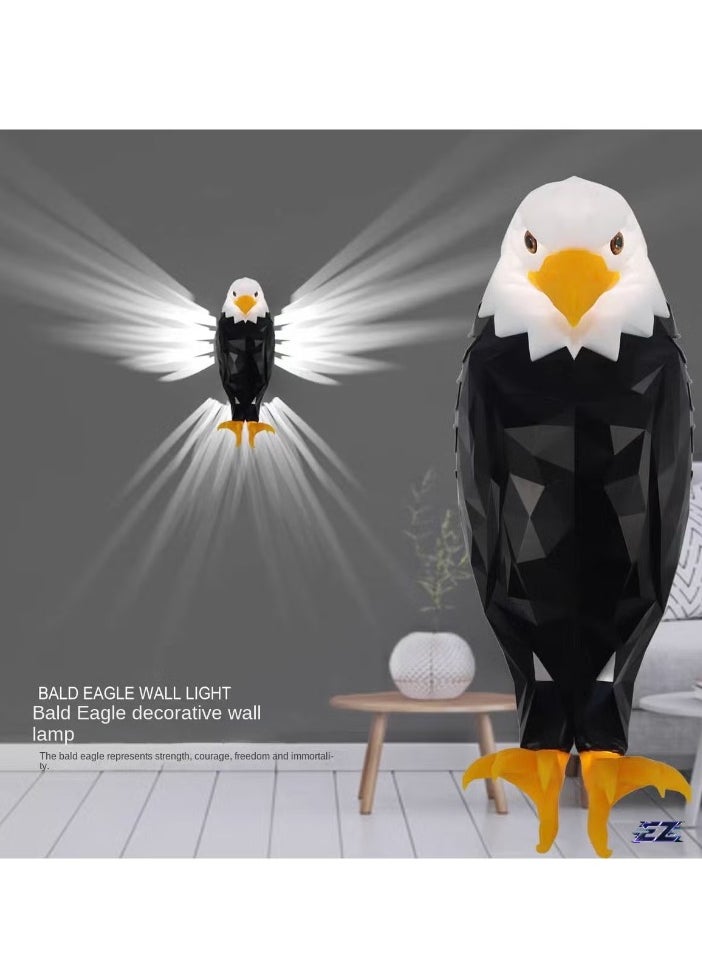 Eagle Light Decorative Lamp – Kids Night Light & Mood Light – LED Wall Light with Remote Control – Magnetic, USB Rechargeable, Battery Powered – Removable Eagle LED Wall Mounted Light for Bedroom, Living Room, Hallway, Office