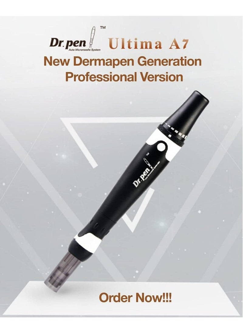 Ultima A7 Derma Pen Black 15cm